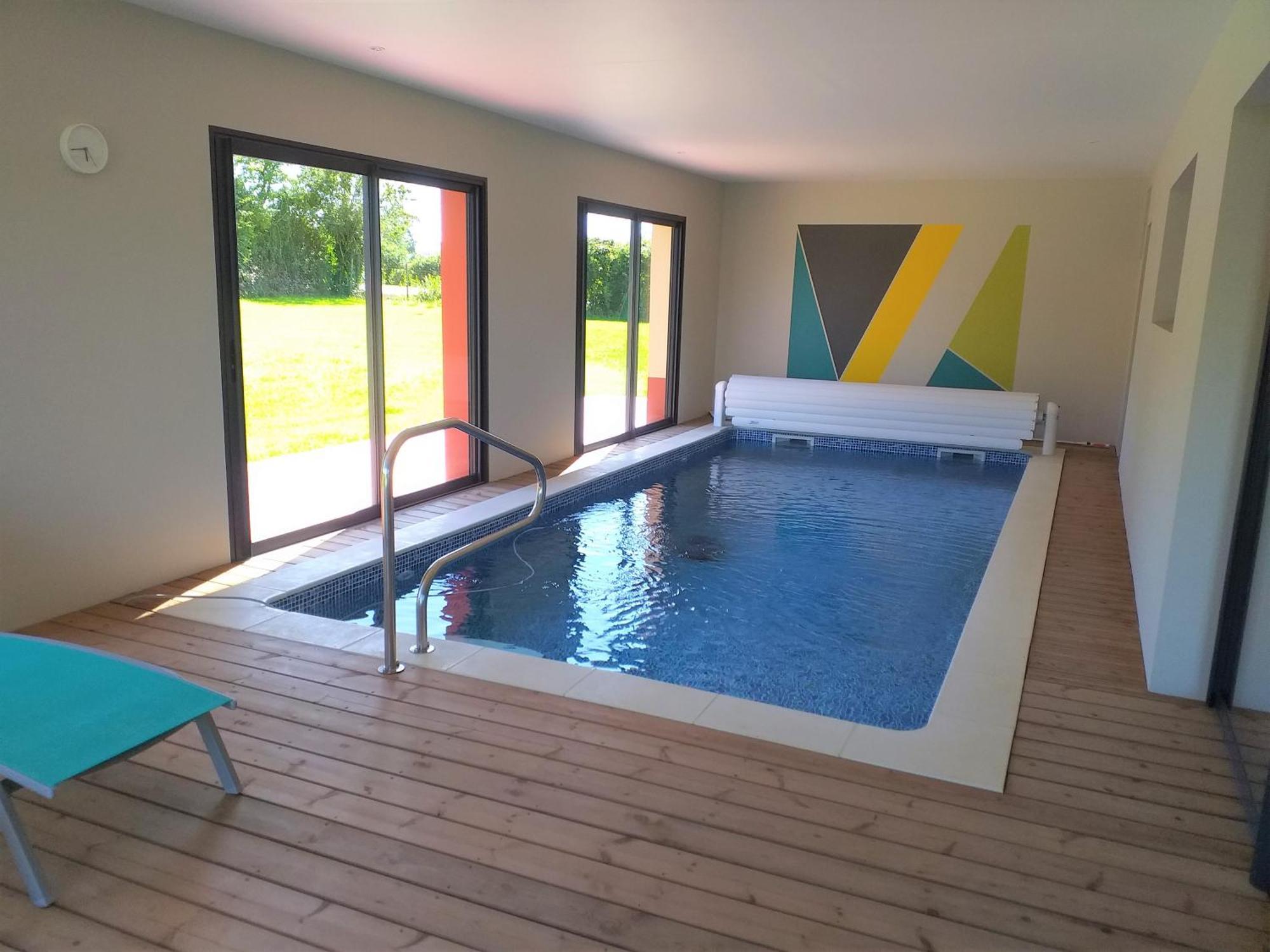 Maison Avec Piscine Interieure Privee Sans Vis A Vis Chauffee Toute L Annee Quiévrecourt Exterior foto
